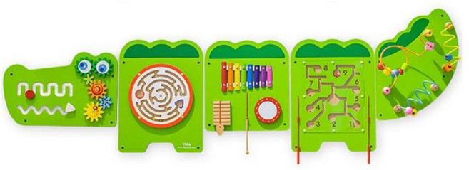 악어모양 6가지놀이 벽걸이 학습교구 소근육 인지놀이