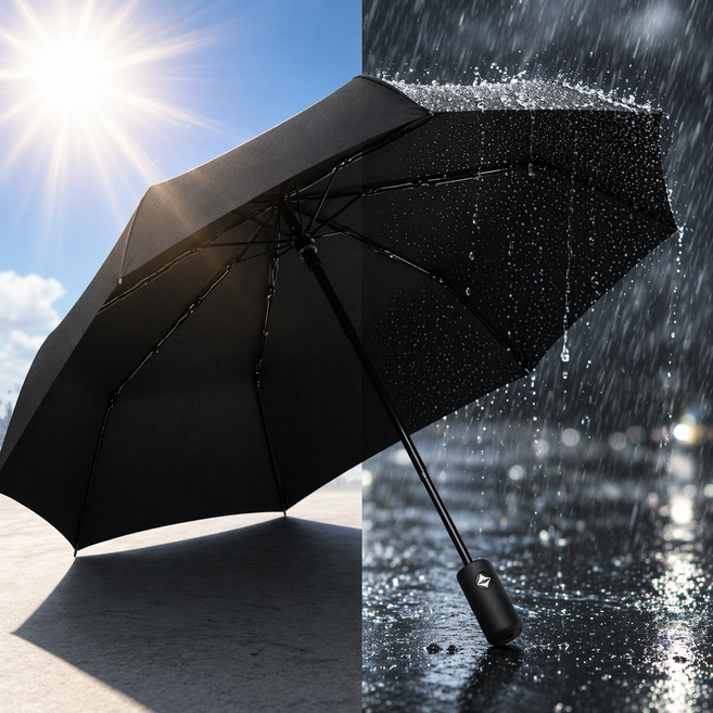 모엘 UV차단 3단 자동 우양산