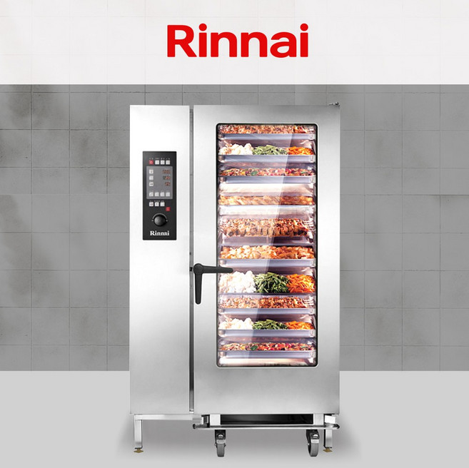 (업소용) 린나이 오븐 40단 스팀 복합 가스 컨벡션오븐 RCO-400CG, 직접설치