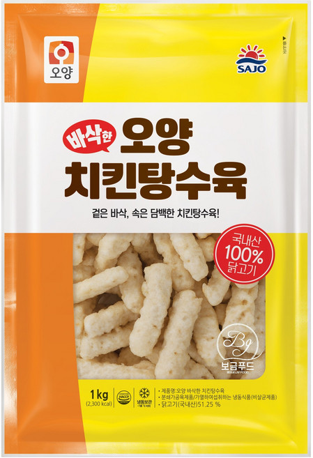 사조오양 치킨탕수육, 1kg, 10개