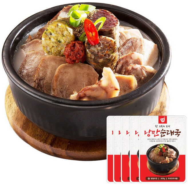 창구식품 낭만순대국600g x10봉, 10개, 600g