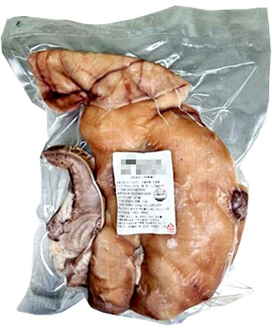 돼지머리고기1kg이상 반마리(수육용덩어리)국산, 1kg, 1개