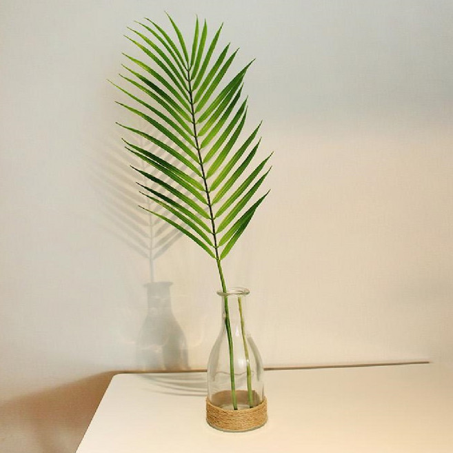 아인스 대형 2P 야자잎 잎사귀 아레카야자 조화 나뭇잎 야자수, 2개