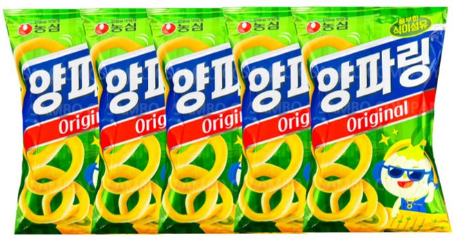 농심양파링 양파링오리지널맛(5개), 80g, 1개