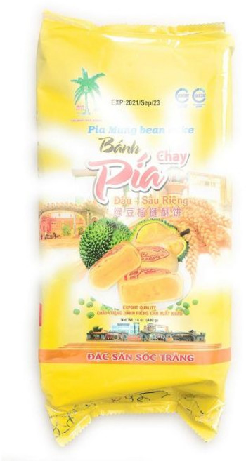 Coconut Tree 케이크 스낵 14온스 코코넛 트리 반 피아 차이 녹두 두리안 1개 묶음