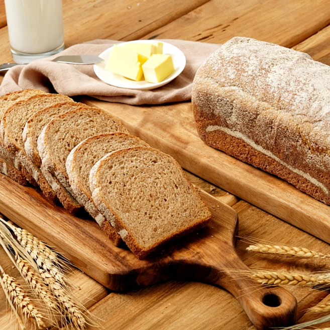 100% 유기농 통밀식빵 샌드위치 무설탕 식전빵 쳔연발효빵, 100% 유기농통밀식빵, 1개, 600g