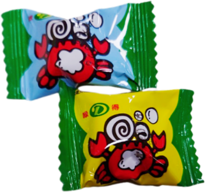 綠得 蟹田糖果, 600g, 1套
