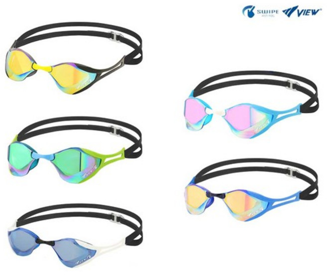 뷰 블레이드F 제로 선수용 미러 수경 V128SAM, DSG, 1개, DSG