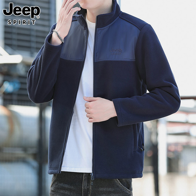 KDCO JEEP SPIRIT 남성 후리스 집업 플리스 자켓