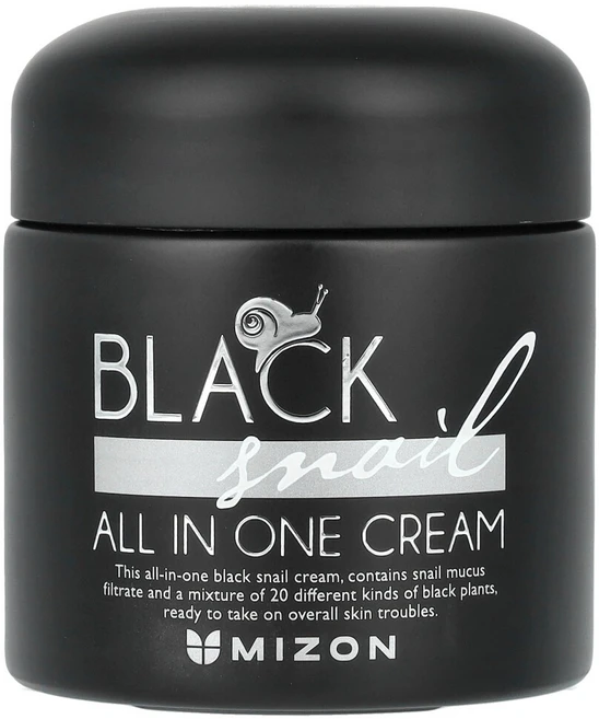 미즈온 블랙 스네일 올인원 크림 75ml(2.53fl oz), MIZ75175, 75ml, 1개 - 쿠팡