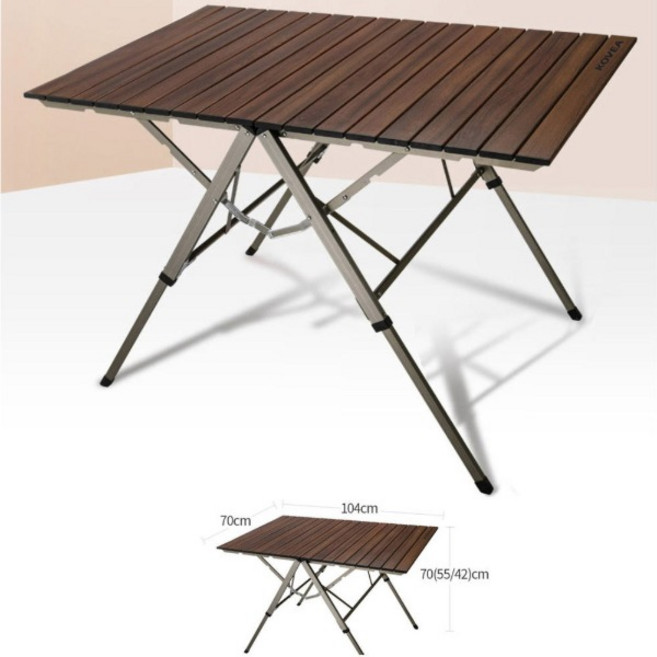 테이블 와이드 원액션테이블 L 3단 높이조절 캠핑테이블 KECY9FA-01 ko7