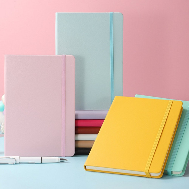 잡화점빵 A5 데일리 업무용 다이어리 일기장 실습일지 감사노트, 1개, 핑크