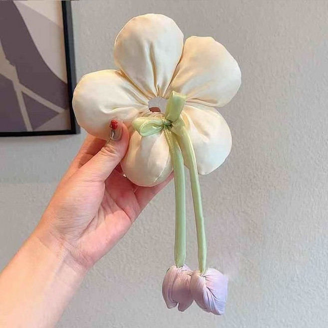 BROWMODA 꽃모양 튤립 곱창밴드 머리끈