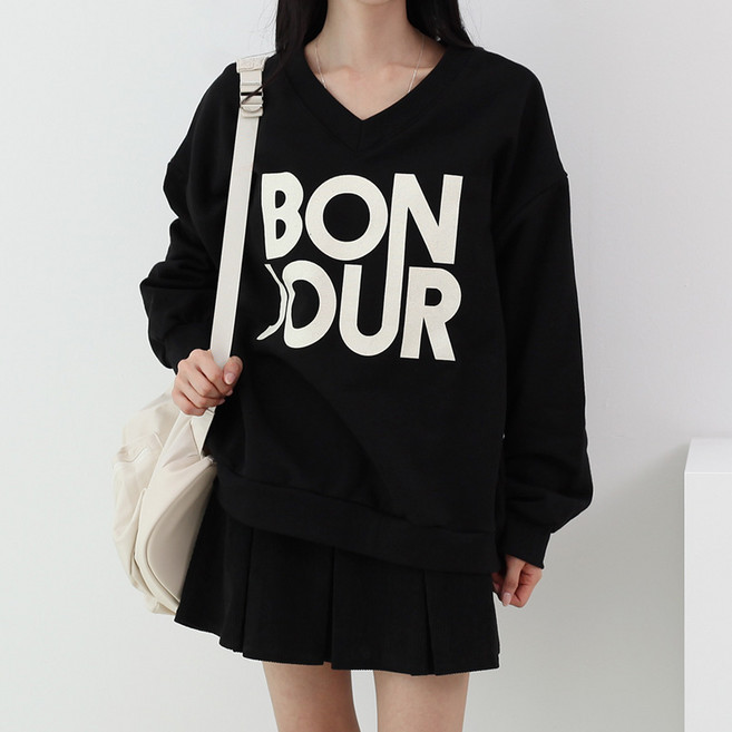 루나샵 봉쥬브이쭈리 맨투맨