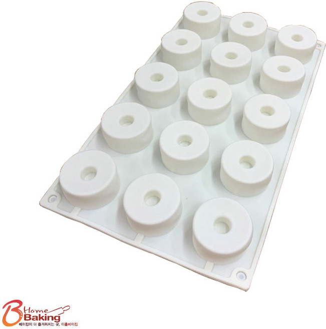 이홈베이킹 실리콘몰드 미니사바린15구, 단품, 1개