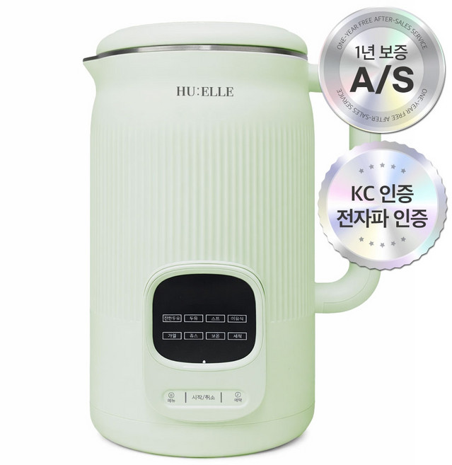 휴엘르HU:ELLE 최신형 올스텐 대용량 가정용 두유제조기 1200ml, HMM-0324H