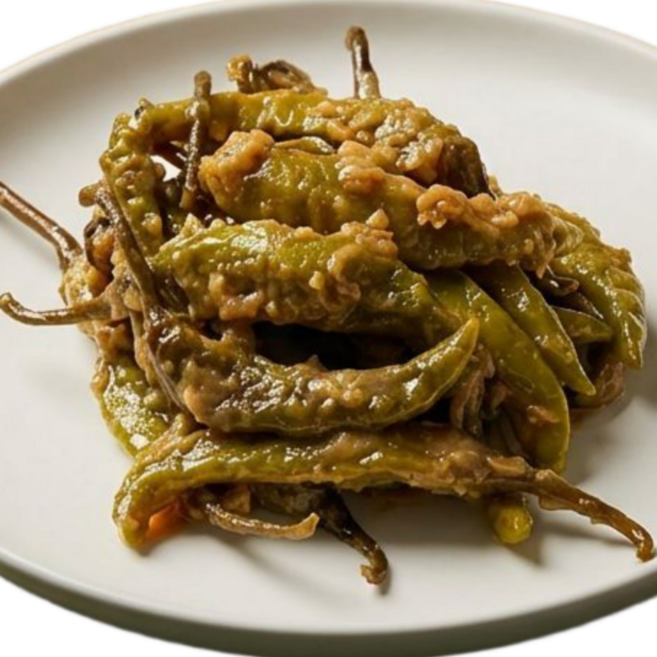 천애푸드 된장고추 장아찌 수제반찬, 600g, 600g, 1개