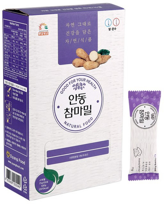 안동 참마 가루 30포 참마밀 식사대용 흑임자 선식 옛날 미숫가루 쉐이크, 1개