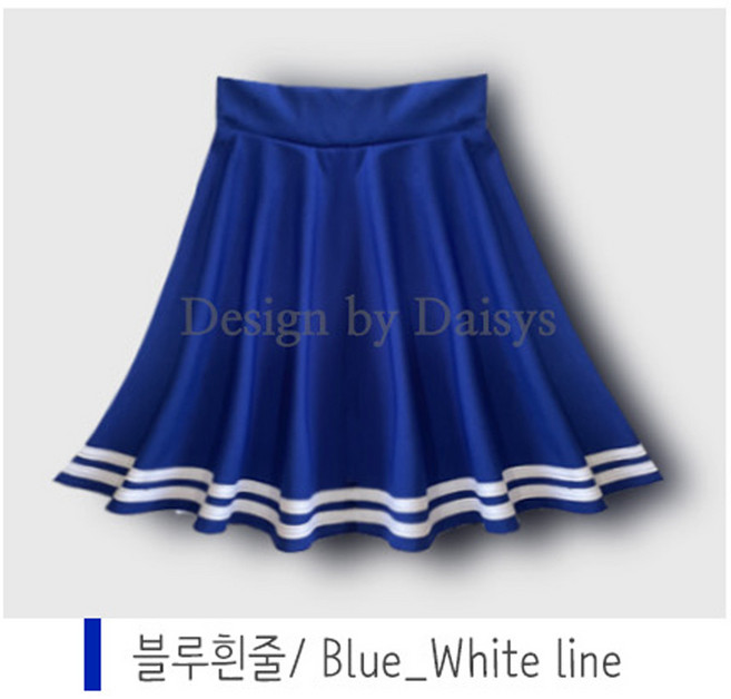<정품/당일배송> 데이지에스 /블랙 프라이데이 초특가/국산 치어리더 스커트 응원복 플리츠 미니스커트 공연 코스튬 의상