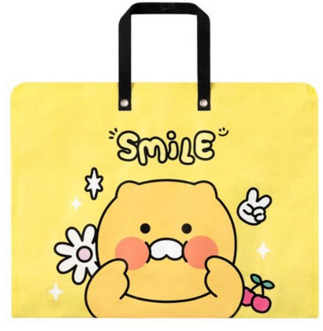 카카오프렌즈 세이치즈 타포린 백 L, 춘식이, 춘식이, 1개