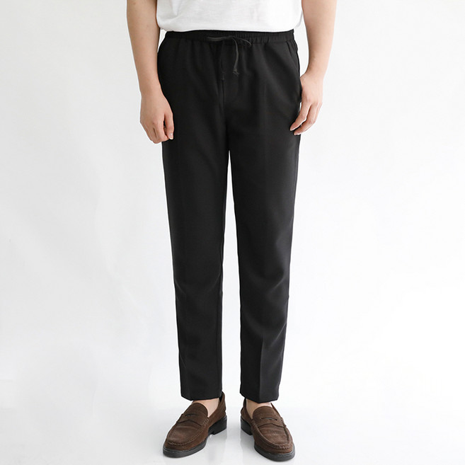 해리슨 밴딩 숏기장 9부 슬랙스