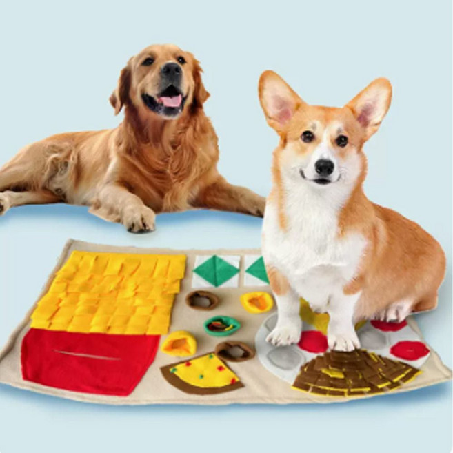 피크닉 노즈워크 패드 간식숨기기 강아지 장난감 매트 su0+634oc