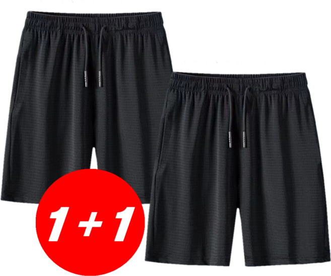 파스텔컴퍼니 1+1 메쉬 쿨링 반바지 매쉬 트레이닝 팬츠