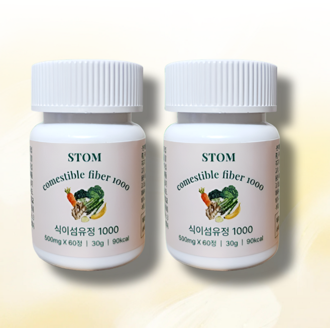 프리미엄 3세대 스톰 STOM 식이섬유정1000 간편한 야채습관 나만의 아야밸(아시아인 맞춤 야채 밸런스), 60정