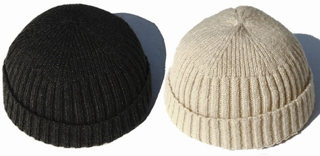 남자 여자 빅 골지 니트 숏 비니 와치캡 1+1