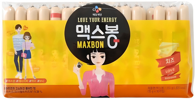 맥스봉 치즈 소시지, 1.05kg, 1개