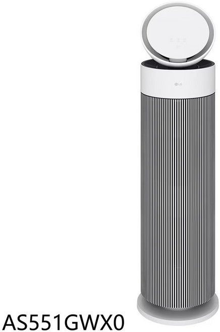 LG 空氣清淨機 有效過濾PM2.5、花粉及塵螨 簡約時尚外型 操作簡單易上手, 圖片色, AS551GWX0