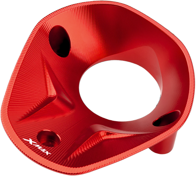 XMAX300 25년식 전용 체키스 머플러팁 리어 드레스업 튜닝파츠, 레드, 1개