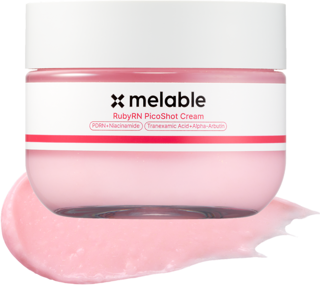 메라블 루비알엔 피코샷 크림 PDRN 기미 미백 케어, 1개, 55g