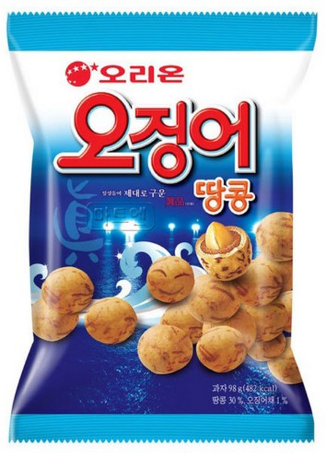 오리온 오징어 땅콩, 98g, 10개