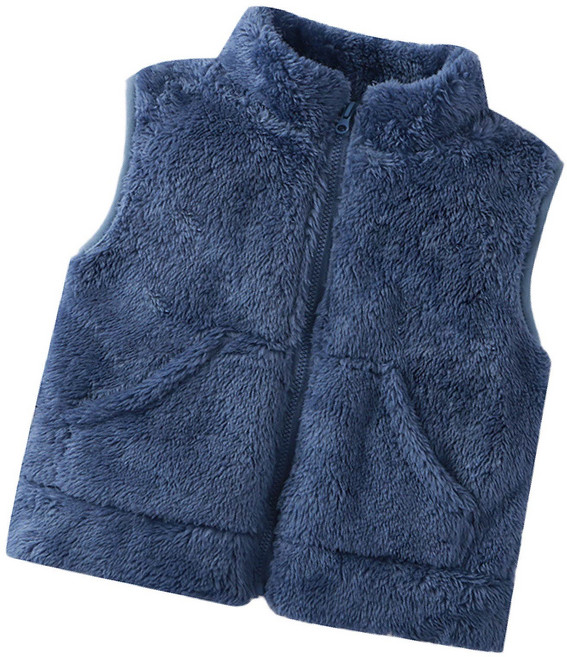 兒童保暖毛絨背心 柔軟舒適多色可選 秋冬必備款