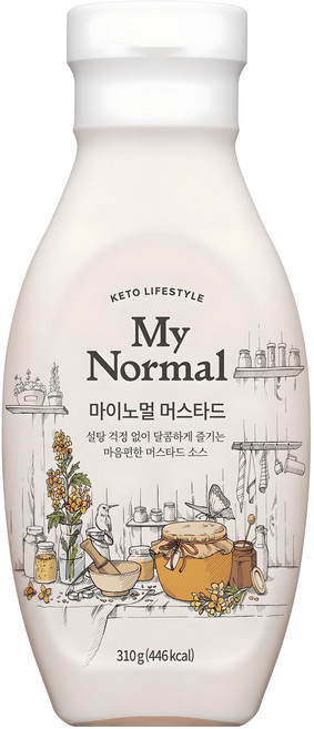 마이노멀 저당 머스타드, 310g, 1개