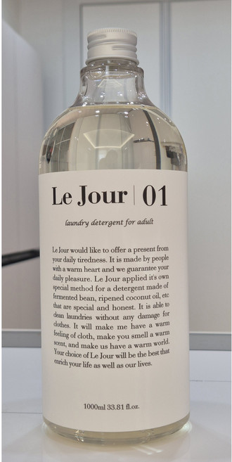 [정품출고] 르주르 일반 액체세제 01 [ 드럼 일반 겸용 중성세제 ] 1000ml 1개, 1L