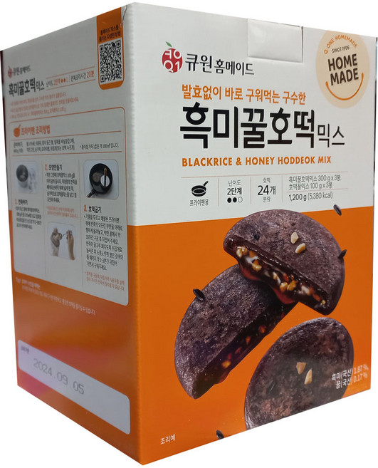 큐원 흑미 꿀호떡믹스, 1.2kg, 1개