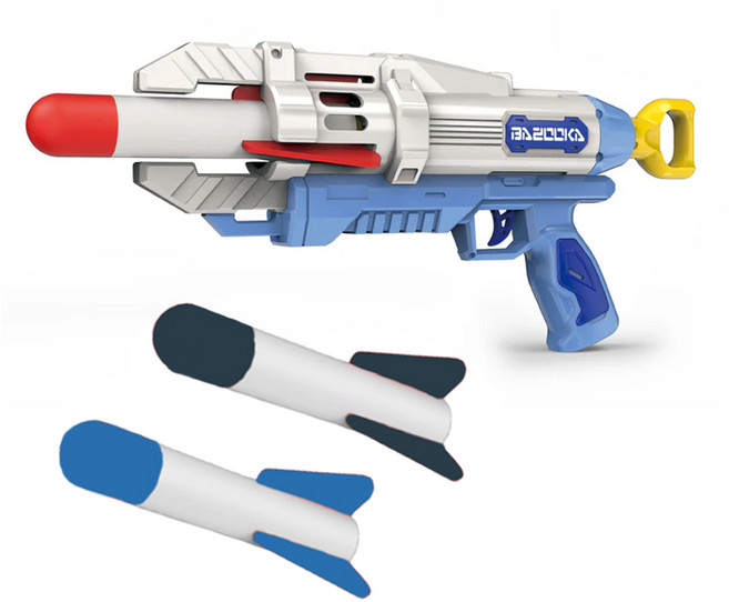 【Hi-toys】星際太空EVA火箭軟彈槍/火箭發射器/瞄準射擊玩具(附3枚火箭軟彈), 藍色,白色,紅色,黃色,黑色, 1個