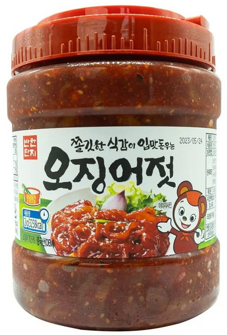 반찬단지 오징어젓 2kg PET