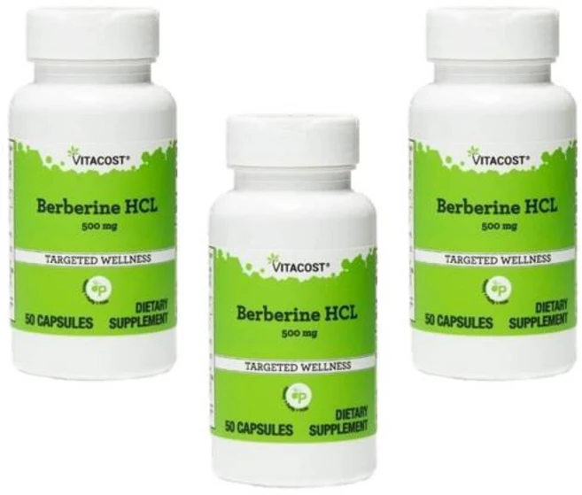 비타코스트 베르베린 HCl 500mg 캡슐 50정, 3개 - 쿠팡