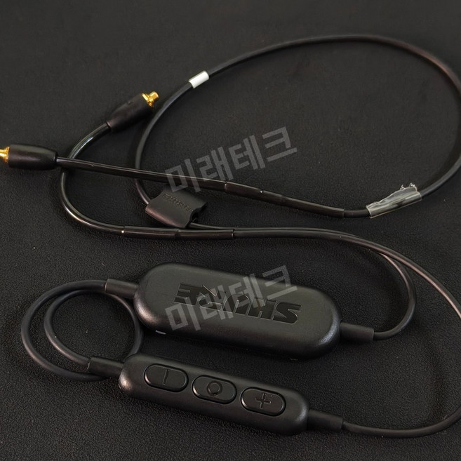 SHURE RMCE-BT1 블루투스 케이블 215/535 표준 MMX 커넥터와 호환, 검정색