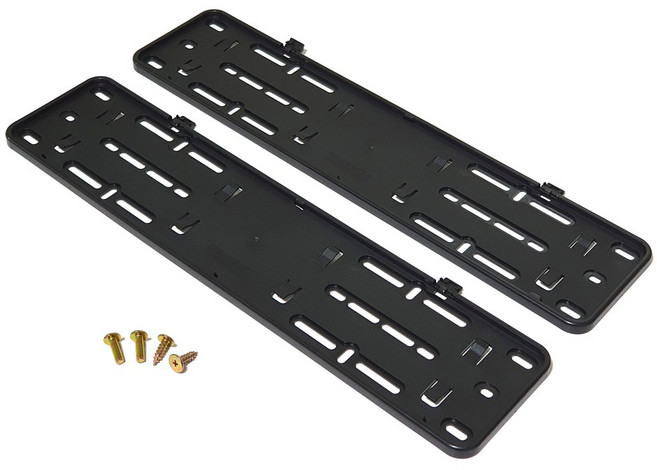 심플 비천공 번호판가드 2개 1세트(앞뒤1세트), 1세트, 블랙