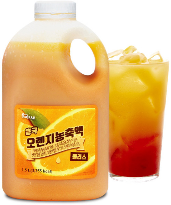 흥국 에프엔비 오렌지 농축액 1.5L, 1개