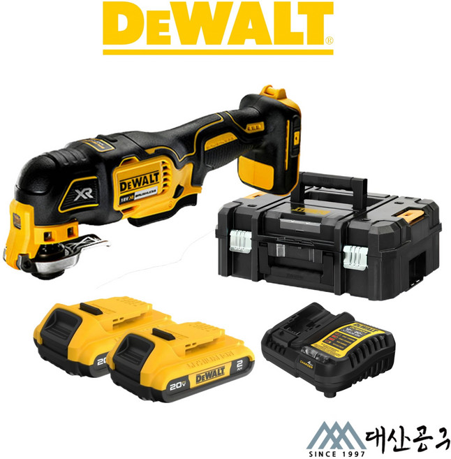 디월트 충전만능컷터 DCS355D2 18V 2.0Ah 배터리 2개, 본품 + 추가배터리2개 이상, 1개