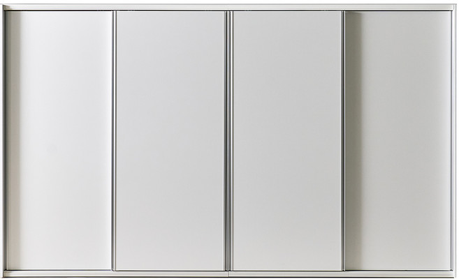 메리골드리빙 E0 슬라이딩옷장 옷장 슬라이딩장롱 장롱 미닫이옷장 슬라이드옷장 슬라이드장롱 이불장 4통 일반형, LPM 백색