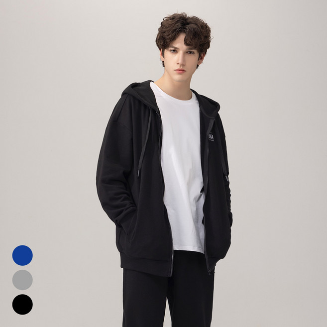 에버라스트 남자 스웨트 미니쭈리 후드자켓