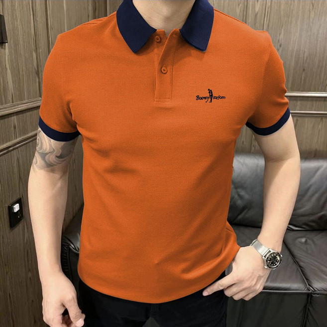 지고다그 남자 여름 반팔 칼라 티 슬림핏 상의 FTA0224