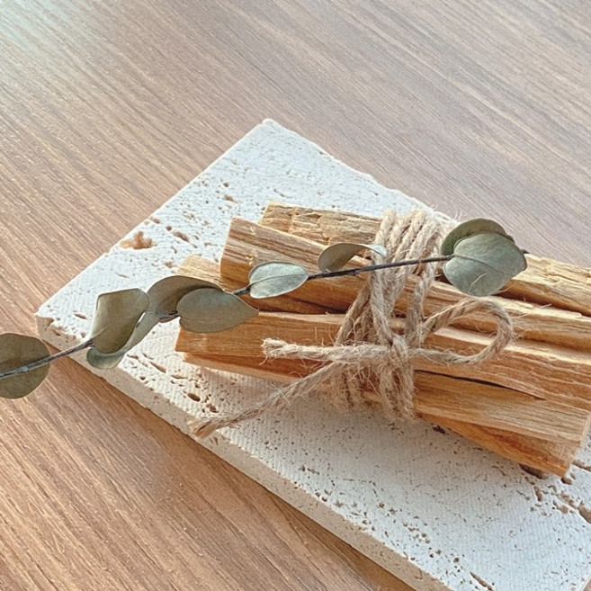 팔로산토 스머지 스틱 50g 태우는향 천연 아로마 인센스, 50g(9~10개)