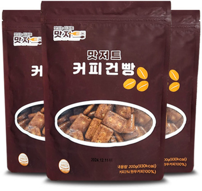 커피건빵, 3개, 200g